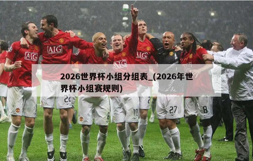 2026世界杯小组分组表_(2026年世界杯小组赛规则)